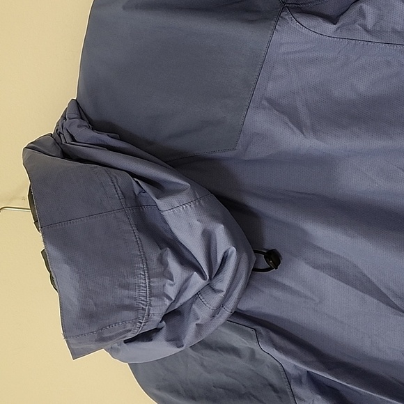 Marmot Women's Jacket  Rain Coat Outdoor Blue  Detachable Hood Size Medium - Picture 10 of 16